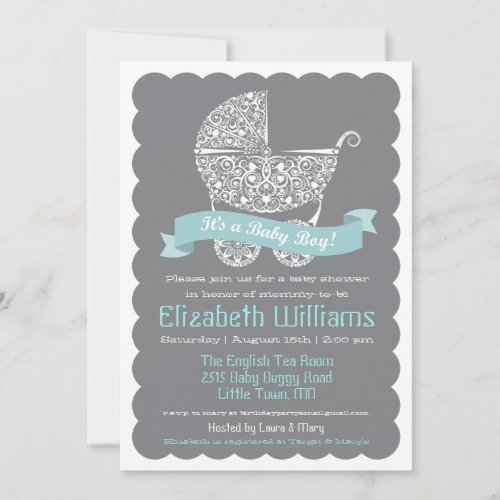 It's a Boy Baby Shower Invitation