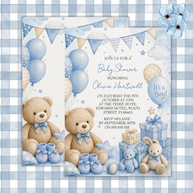It's A Boy Baby Shower Invitation (Creator Uploaded)