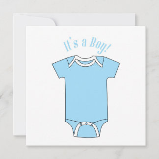 It's a boy baby shower invitation