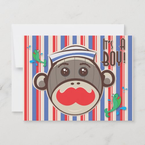 Its A Boy Baby Shower Invitation