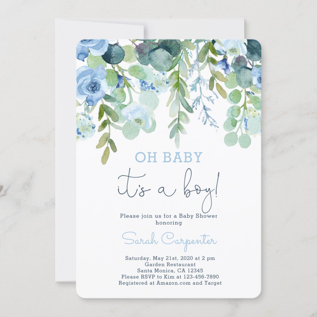 It's a boy baby shower invitation | Zazzle