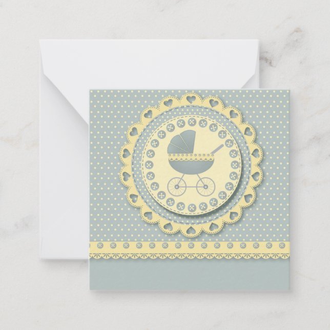 It's a boy/Baby Shower Invitation (Front)