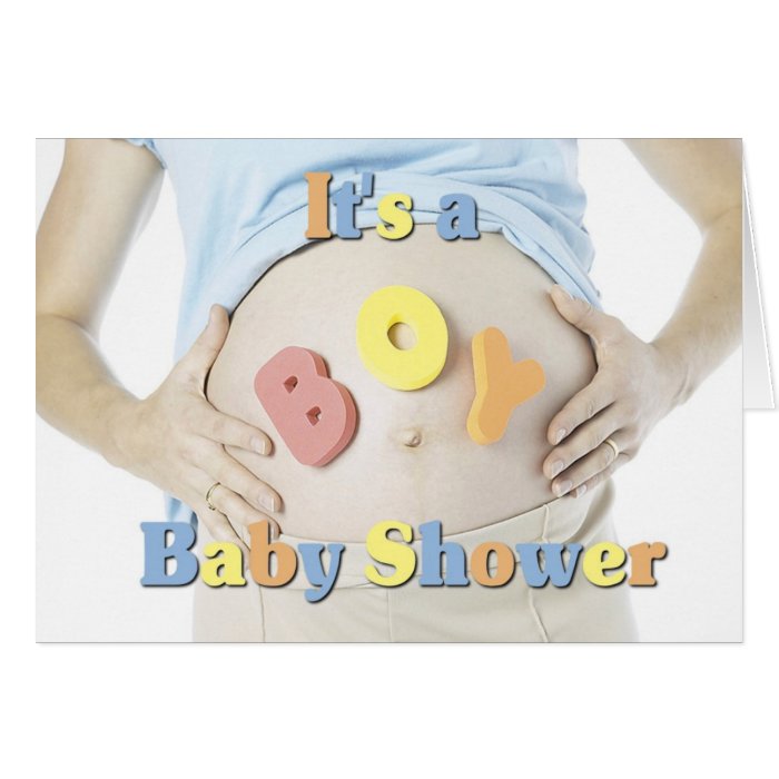 It's a Boy baby shower invitation Greeting Card