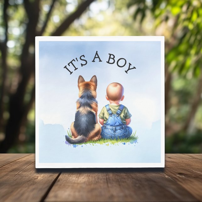 It's a Boy!  | Baby Shower Napkins (Creator Uploaded)