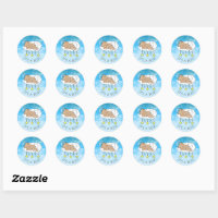 It's a Boy stickers, Zazzle