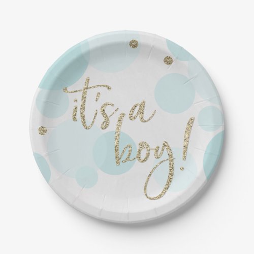 Its A Boy Baby Shower Paper Plates