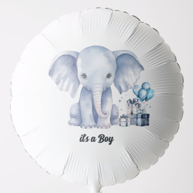 It's a Boy Baby Shower Party  Balloon (Front)