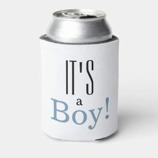 It's a Boy! Baby Shower Party Favor Can Cooler