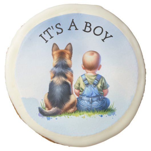 It's a Boy!  | Baby Shower Sugar Cookie (Front)