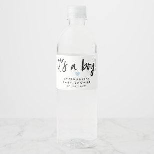 It's a Boy Water Bottle Labels for Baby Shower - Choose One of 3 Designs by  PaintTheD…