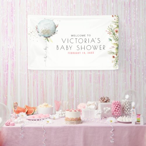 Its A Boy  Baby Shower Welcome Banner