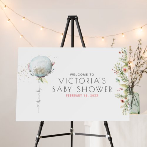 Its A Boy  Baby Shower Welcome Sign