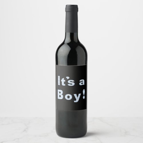 Its a boy baby shower wine labels for sale  wine label