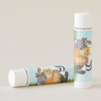 It's a Boy Baby Shower Woodland Creatures Lip Balm