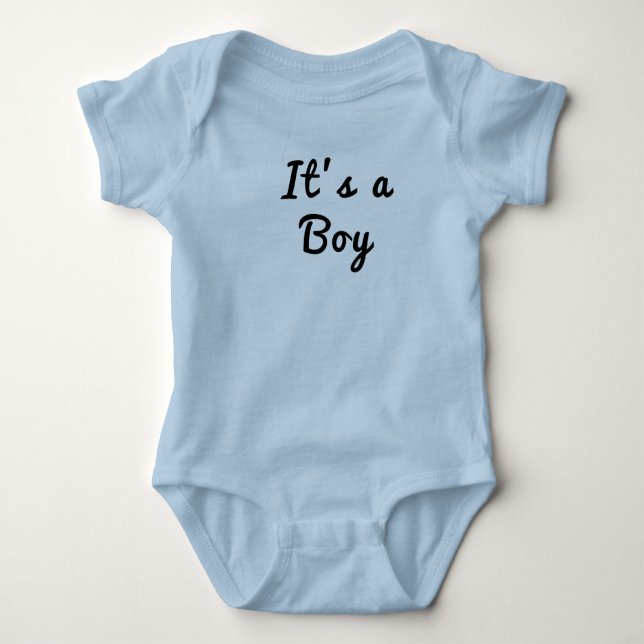 It's a boy babysit baby bodysuit (Front)