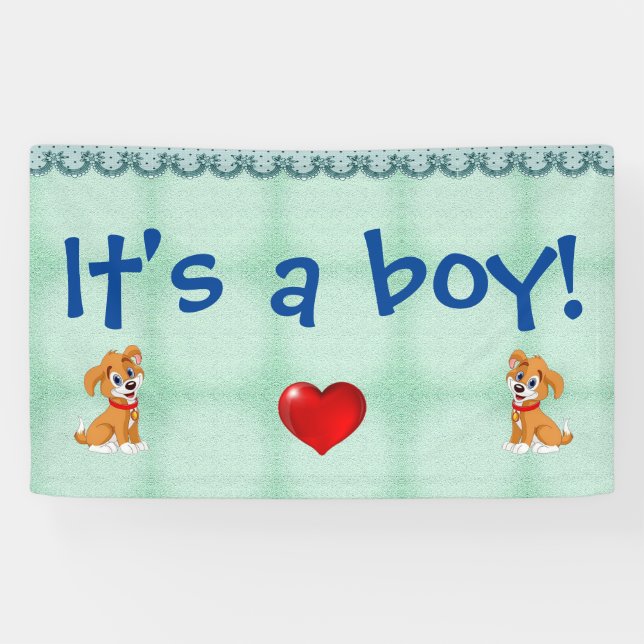 It's a boy! banner (Horizontal)