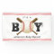 It's a Boy Baseball Stitching Sports Baby Shower