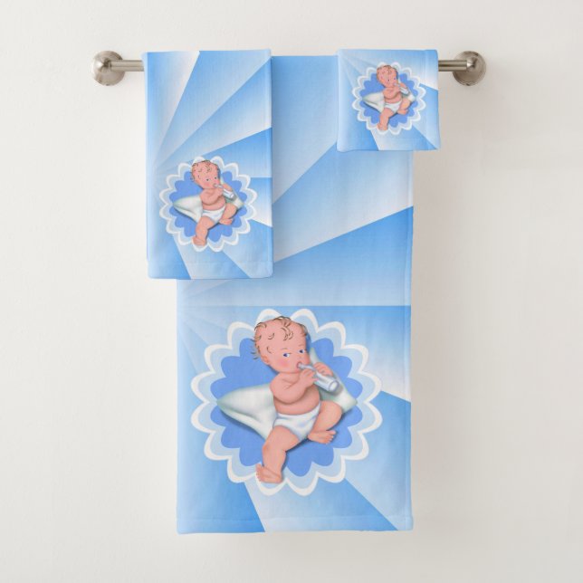It's a Boy! Bath Towel Set (Insitu)