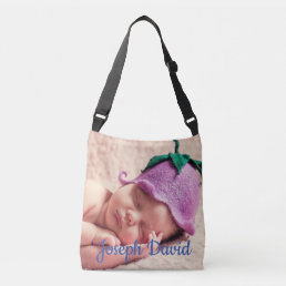 It&#39;s a Boy Blue Baby Shower Crossbody Bag