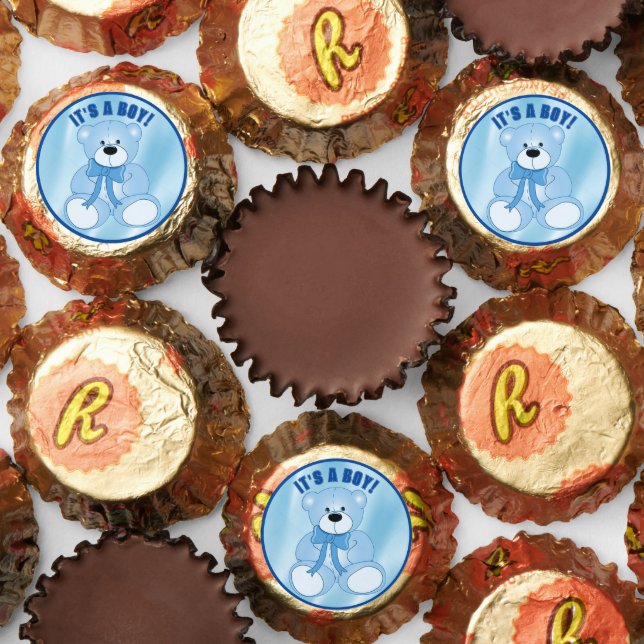 It's A Boy Blue Baby Shower Reese's Peanut Butter Cups (Assorted)