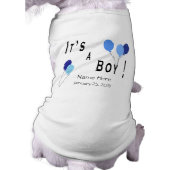 It's a Boy - Blue Balloons Shirt (Back)