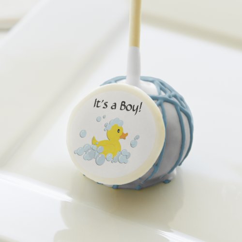 Its a Boy Bubble Baby Shower Cake Pops