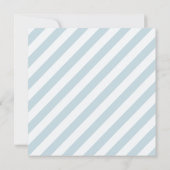 It's A Boy Bunting Banner Baby Shower Invite (Back)