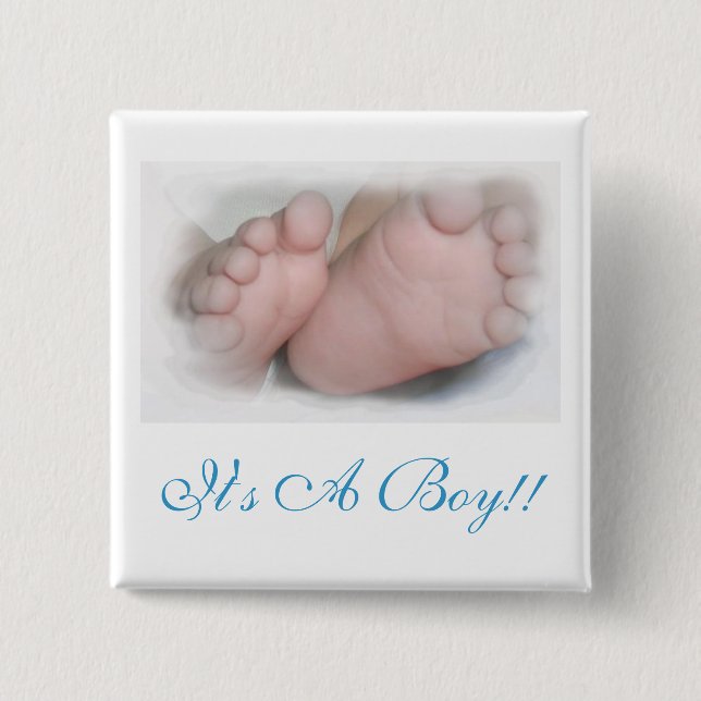 It's A Boy!! Button (Front)