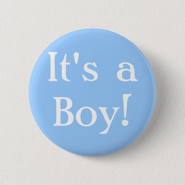 It's a Boy! Button (Front)