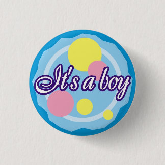 It's A Boy! Button
