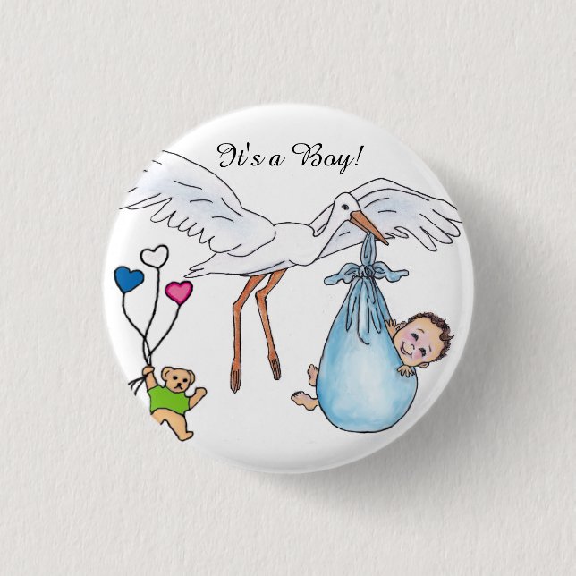 It's a Boy! Button (Front)