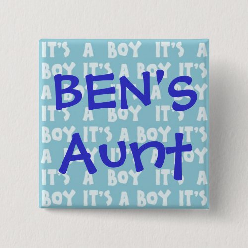 Its A Boy Button