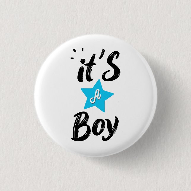It's a boy button (Front)