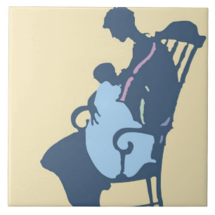 <It's a Boy> by Steve Collier Ceramic Tile