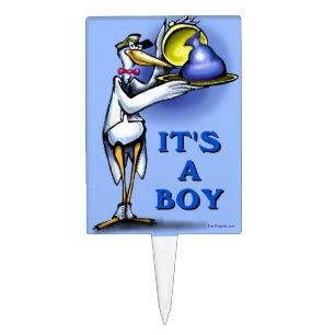 It's a boy cake topper