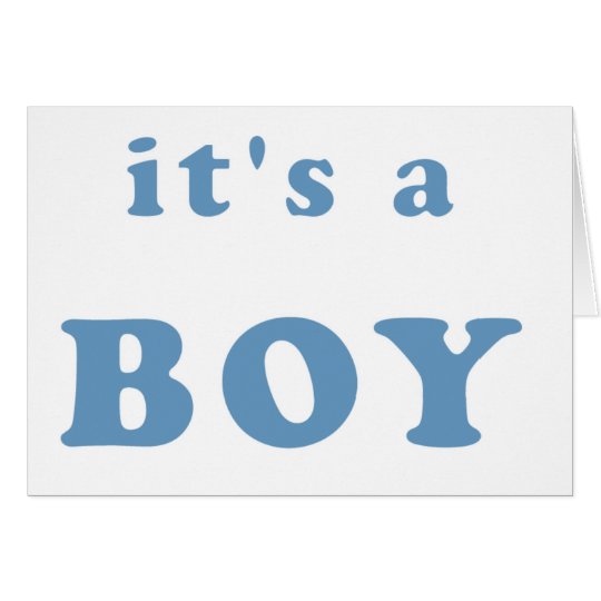 It's a Boy Card