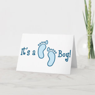 Its A Boy Card