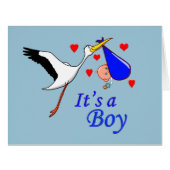 It's A Boy Cards (Front Horizontal)