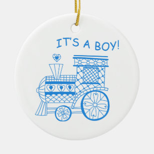 its a boy christmas ornament