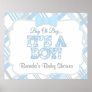 It's A Boy Custom Baby Shower Poster