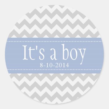 It's A Boy Custom Stickers by TO_photogirl at Zazzle
