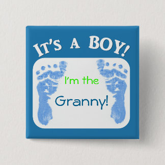 It's a Boy! Customize your baby button