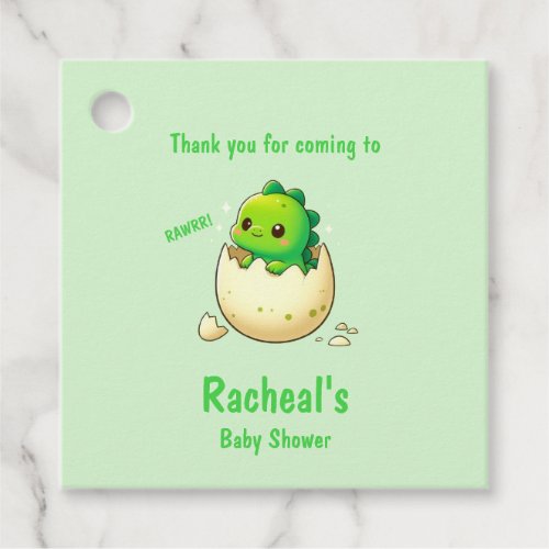 Its a Boy Dinosaur Baby Shower Baby Shower Favor Tags