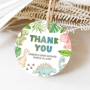 It's a Boy Dinosaur Baby Shower  Favor Tags