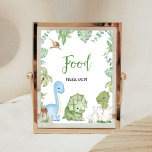 It's A Boy Dinosaur Baby Shower Food Poster<br><div class="desc">Make your event special with this Boy Dino Baby Shower with our cute and lovely printable Food Sign featuring adorable Dinosaur theme. Download,  personalize,  and create lasting memories with this perfect touch for your joyous celebration!

BS661</div>