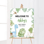 It's A Boy Dinosaur Baby Shower Welcome Poster<br><div class="desc">Make your event special with this Boy Dino Baby Shower with our cute and lovely printable Welcome Poster featuring adorable Dinosaur theme. Download,  personalize,  and create lasting memories with this perfect touch for your joyous celebration!

BS661</div>