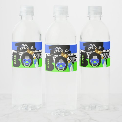 Its a BOY FUN Retro 80s and 90s Hip Hop Urban Water Bottle Label