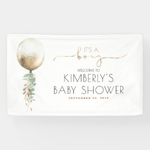 personalized baby shower banners boy