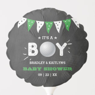 It's A Boy! Golf Themed Co-ed Baby Shower Balloon