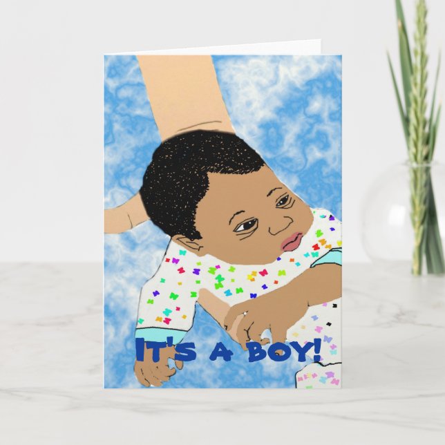 It's a boy greeting Card (Front)